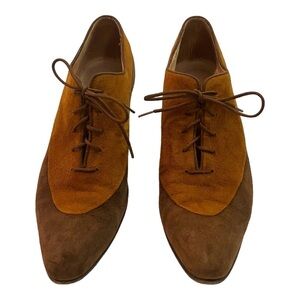 Guazzo Galo Vintage Suede Heel Shoes Size 7.5